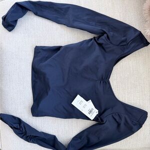 Gilly Hicks Navy Long Sleeve Top